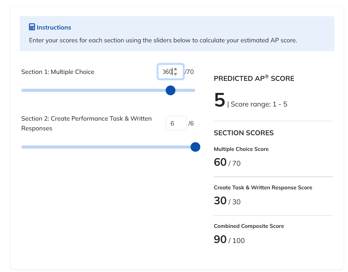 Albert.io Score Calculation